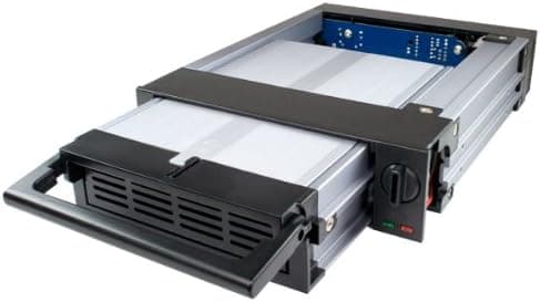Kingwin SATA Aluminum Mobile Rack without Back Panel, Keyless KF-92-BK