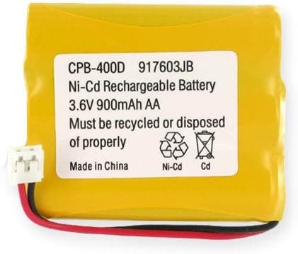 AT&T-Lucent 3301 Cordless Phone Battery Ni-CD, 3.6 Volt, 900 mAh - Ultra Hi-Capacity - Replacement for Rechargeable Battery