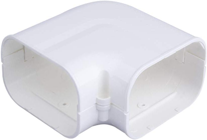 AC Parts 3" W 90-Degree Flat Elbow.Parts Accessories for PVC line Cover kit.