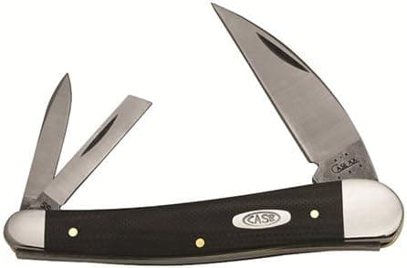 Case Cutlery 06246 Black G-10 Seahorse Whittler