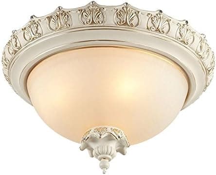 European Pastoral Glass Bathroom Ceiling Light Fashion Bedroom Ceiling Lamps Kitchen Ceiling Lamp Fixtures