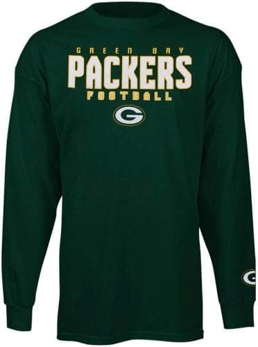 NFL Green Bay Packers Youth Designation Long Sleeve T-Shirt - Green (X-Large)