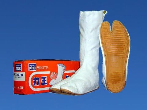 Rikio White Jikatabi (Outdoor Tabi) - Size 26