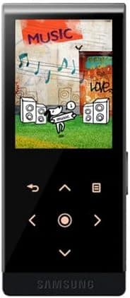 Samsung T10 4 GB Slim Portable Media Player with Bluetooth (Black)