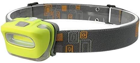 Witmoving LED Headlamp Headlight with 3 Light Modes Adjustable Angle AAA Battery Powered Lightweight Bright Headlamp Flashlight for Running, Reading, Hiking, Caving, Camping(Green 1pack)