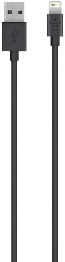 Belkin Lightning to USB Cable - MFi-Certified iPhone Lightning Cable (4ft/1.2m), Black, Compatible with iPhone 11, 11 Pro, 11 Pro Max and previous iPhone models with Lightning connector (F8J023bt04-BLK)