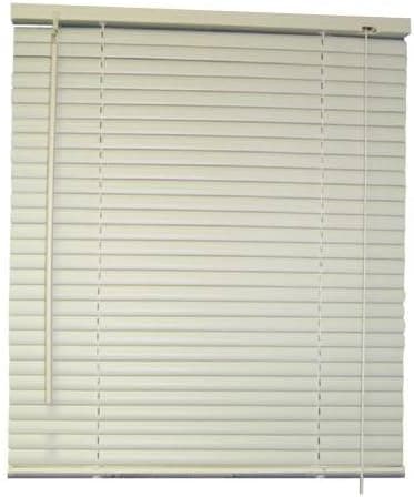 Designer's Touch 1-Inch Vinyl Mini Blinds, White, 36X36 in. -833120, 36 x 36