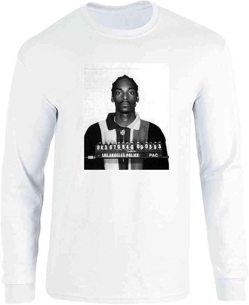 Mugshizzle Mugshot T Shirt for Adults Celebrity Mug Shot Poster Long Sleeve