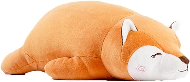 Stuffed Animal Fox Plush Toy Pillow Hugging Pillow Sleeping Comfort Cushion Kawaii Soft Plush for Kids Birthday Gift (18 inch)