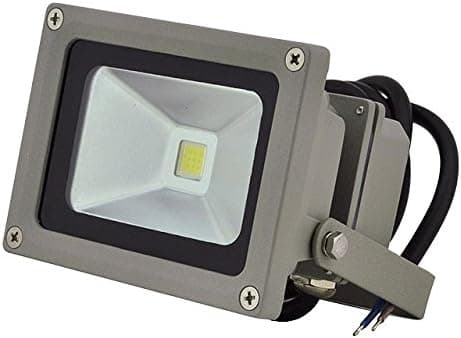 LEDwholesalers 10.5-Watt LED Waterpoof Outdoor Security Floodlight 12 Volt DC, Warm White, 3711WW-12V