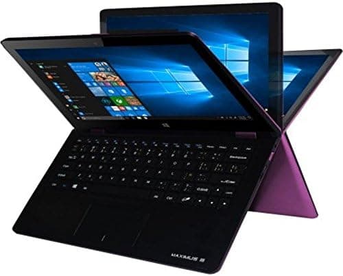 iview IVMAX3-PK MAXIMUS III - 11.6" 2GB 32GB 2MP FC 2MPRC Convertible Touchscreen Laptop 2 in 1 With w/Windows 10, Pink