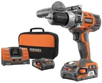 Ridgid 18V Lithium-Ion Hammer Drill/Driver Kit (Drill/Driver)