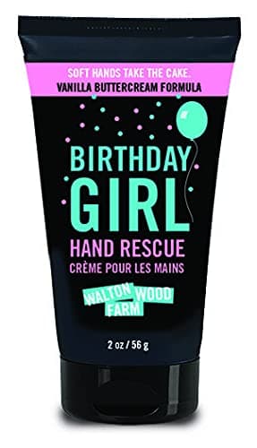 Walton Wood Farm Hand Rescue Tube Birthday Girl Scent Vegan-Friendly and Paraben-Free 2 oz