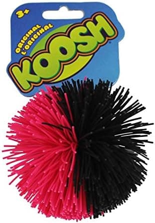 Koosh Ball Soft Active Fun Toy (Black/Pink)