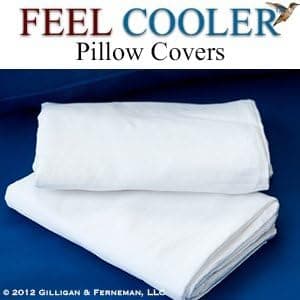 Cooling Pillow Cover (Standard) - By Feel Cooler - 30 Day Return Guarantee.