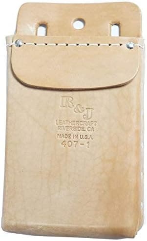 Leather Tool Pouch - Single Pocket - Box Shape