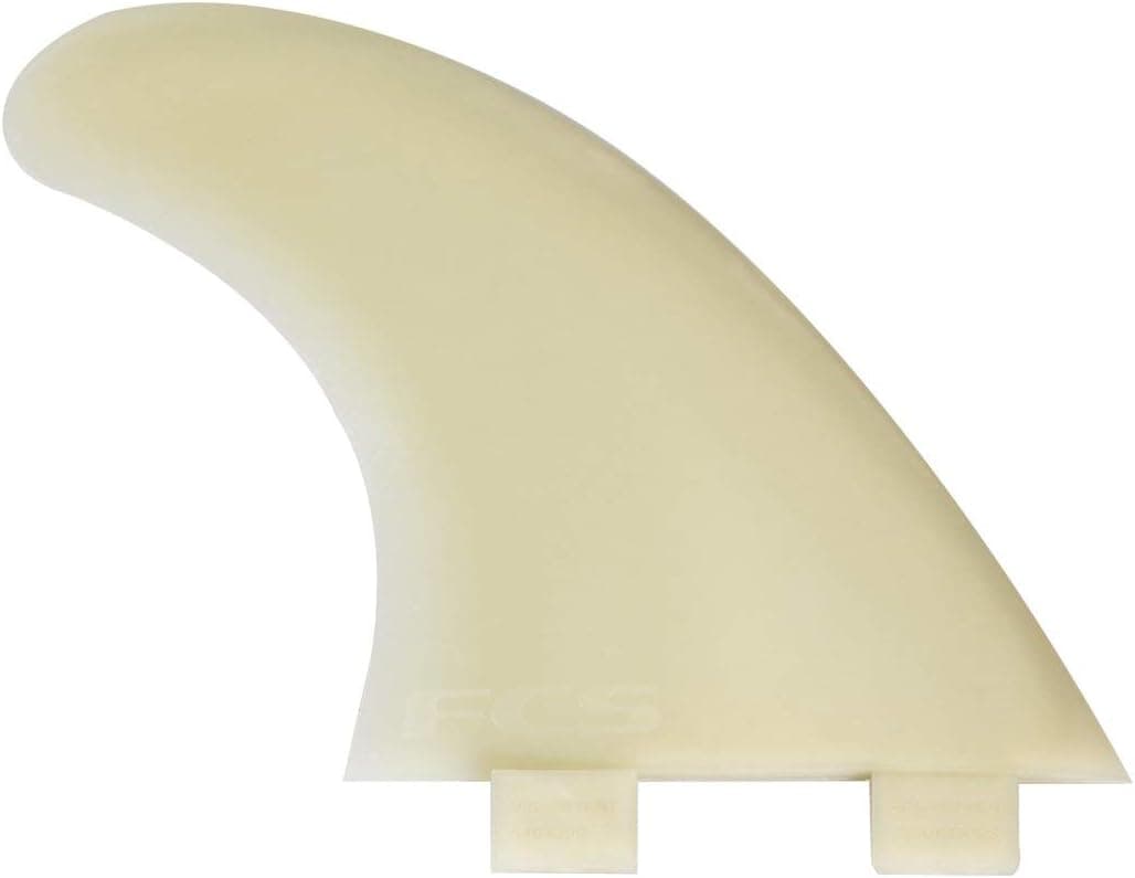 FCS M7 Natural Glass Flex Tri Set Fin Large Large