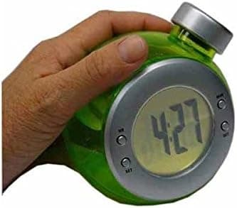 Water Powered Digital Clock Green