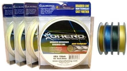 Ohero Advanced Microfiber Braided 10 LB, 150 YD Spool, 0.10 mm, Blue