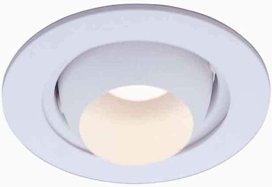 Commercial Electric 4 in. White Eyeball Trim