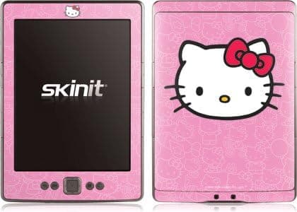 Skinit Hello Kitty Face Pink Vinyl Skin for Amazon Kindle 4 WiFi