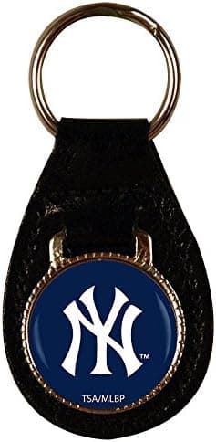 NEW YORK YANKEES Nfl Leather Key Fob Keychain-c