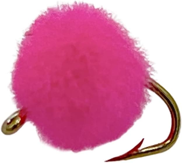 Feeder Creek Fly Fishing Trout Flies, Trout/Salmon Eggs, 12 Wet Flies for Bass, Big Trout, Panfish, Available in 2 Size Assortment 14 and 16 (6 of Each Size) and in