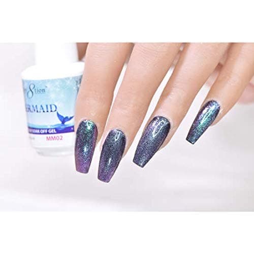 [MM02] Cre8tion - Mermaid Collection Soak Off Gel [Easy Application] LED/UV Cured 15mL / 0.5 fl oz