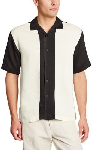 Cubavera Men's Short-Sleeve Bedford Camp Shirt