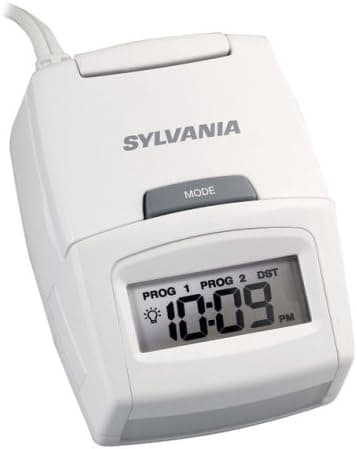 Sylvania SA135 10 Amp Table-Top Timer with Motion Sensor and Alarm