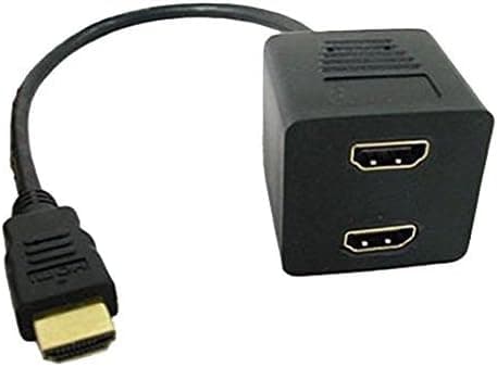 Generic fad HDMI 1 Male to Dual HDMI 2 Female Y Splitter Cable Adapter HD LED LCD Plasma TV