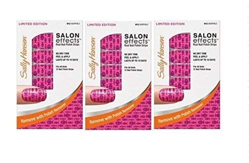 Sally Hansen Real Nail Polish Strips Adoryble Limited Edition 3 Pack