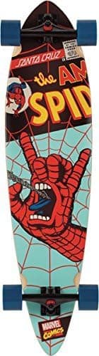 Santa Cruz Marvel Spiderman Hand Pintail Cruzer - 9.58in x 39.0in
