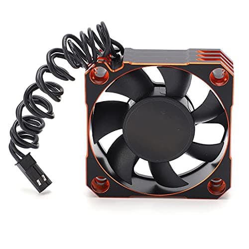 VGEBY 50mm Motor Cooling Fan, RC Motor Heatsink 10000 RPM ESC Cooling Fan 8.5V/for 1/8 1/5 1/6 RC Sensored Brushless Motor 50Mm Rc Fan