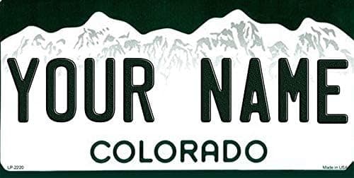 BNS Personalized Mini License Plate/Tag - Bicycle - Toy Car - Wagon - Golf Cart etc.Any State/Any Theme