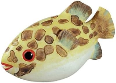 Siro Designs SD67-110 Fish Knob, 2.25-Inch, Yellow