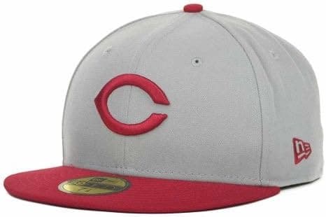 New Era Cincinnati Reds MLB Cooperstown 59FIFTY Red/Gray Cap Hat