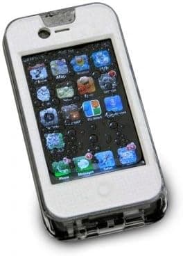 ICONTACT ICW105 WHITE WATERPROOF CASE FOR IPHONE4 4S PROTECTS