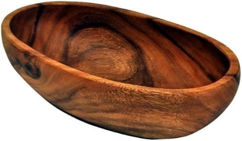 PACIFIC MERCHANTS Trading Acaciaware 15-Inch Oval Bowl