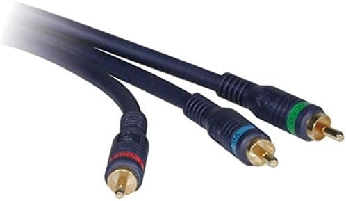 C2G 27082 RCA Component Video Cable - Velocity Series, Blue (6 Feet, 1.82 Meters)