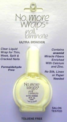 No More Wraps Nail Laminate Ultra Bonder .5oz. (3-Pack) with Free Nail File