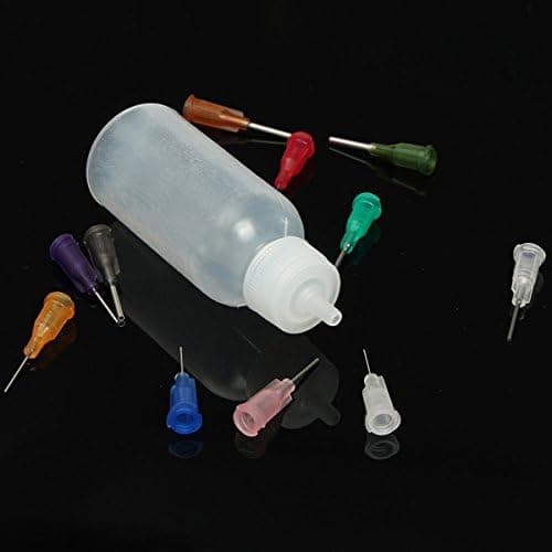50ml Needle Dispenser Bottle for Rosin Solder Flux Paste + 11 Needles