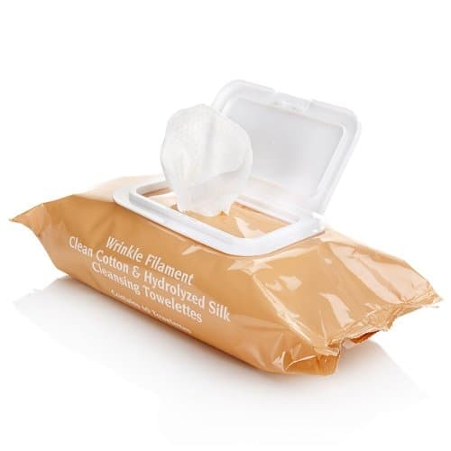 Signature Club A by Adrienne Wrinkle Filament Clean Cotton & Hydrolyzed Silk Cleansing Towelette