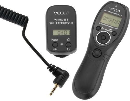 Vello Wireless ShutterBoss II Remote Switch with Digital Timer for Canon Sub Mini Cameras