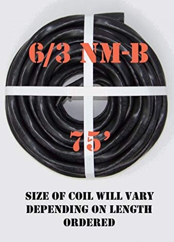 Cable Cabana 6/3 NM-B x 75' Non-Metallic Sheathed Electrical Cable
