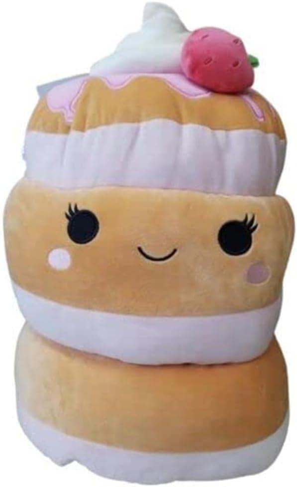Squishmallows Rare 18-Inch Original Sawtelle Strawberry Shortcake Pancakes 18” Plush - Add Sawtelle to Your Squad, Ultrasoft Stuffed Animal Large Plush Toy, Official Kellytoy Plush