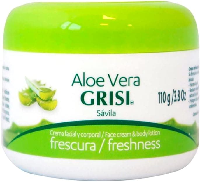 Savila Grisi Face Cream| Soothing Face Moisturizer for Every Skin Type, Post Tanning or Hair Removal Face Cream; 3.8 Ounces