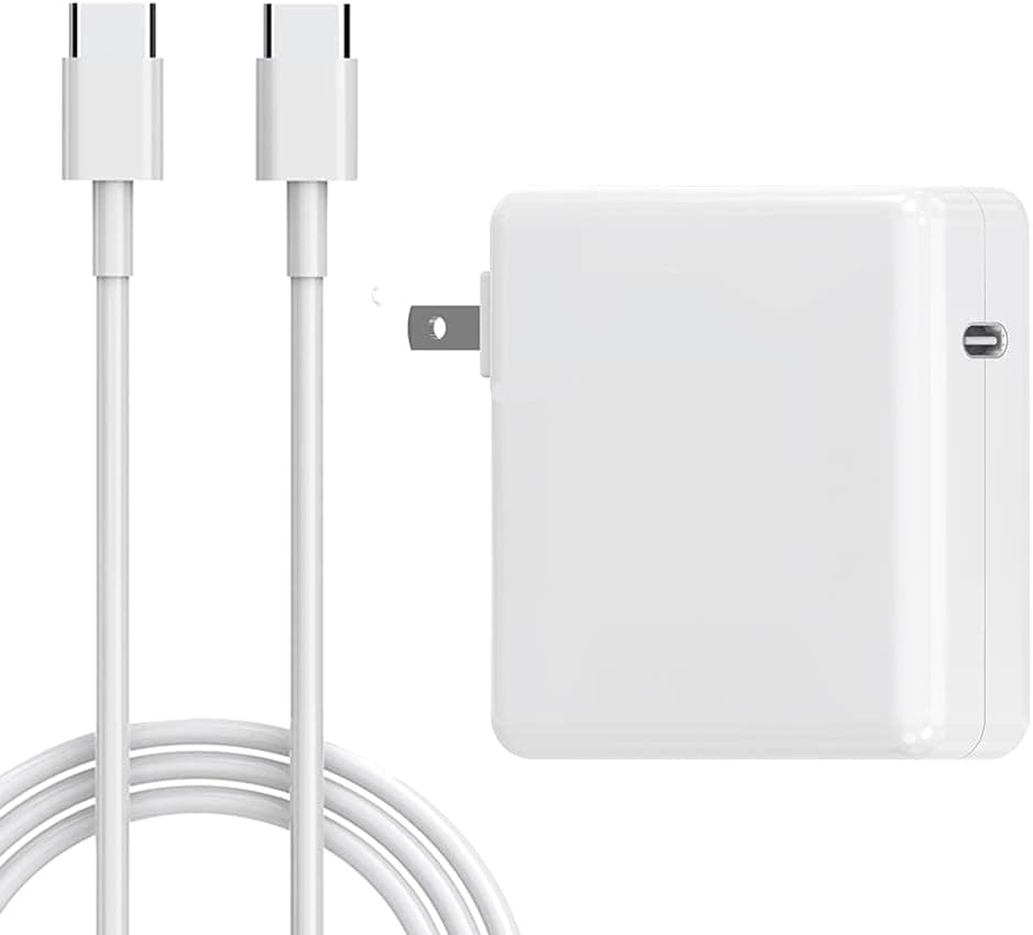 61W Charger Compatible with Mac Book Pro Air, 61W USB Type C Charger for Mac Book 2016 2017 2018 2019 2020 Pro or Air and Other Type C Phone/Pad/Laptop