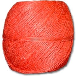 Red Polished 20# Hemp Twine 100g Ball