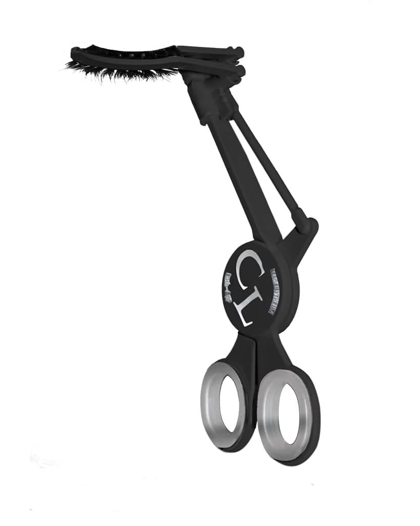 Eye-Am Conchita Eyelash Applicator Kit - Eyelash Applicator Tool for Professional Extensions - Eyelash Tweezer and Mini Lash Curler Beauty Supplies (Black)